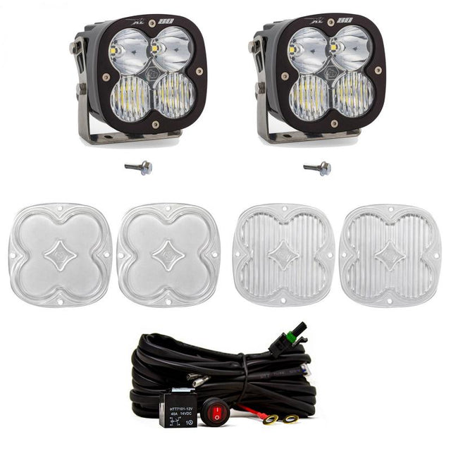 Baja Designs 2021+ Ford Bronco A-Pillar Light Kit XL80 D/C – Waterproof, ClearView, and Replaceable Lenses