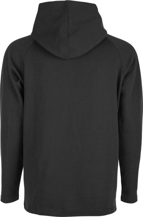 Fly Racing Weekender Pullover Hoodie Black/White XL - Comfortable and Stylish Motorcycle Apparel