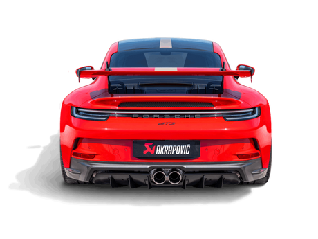 Akrapovic Rear Carbon Fiber Diffuser for 2021-2022 Porsche 911 GT3 (992) – Matte Finish
