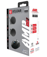 UCLEAR AMP GO2 Bluetooth Helmet Audio System with 2-Rider Intercom for Full Face and Modular Helmets