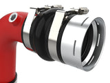 aFe BladeRunner Aluminum Hot & Cold Charge Pipe Kit for Ford F250/F350 Super Duty V8-6.7L (2023-2025) - Red