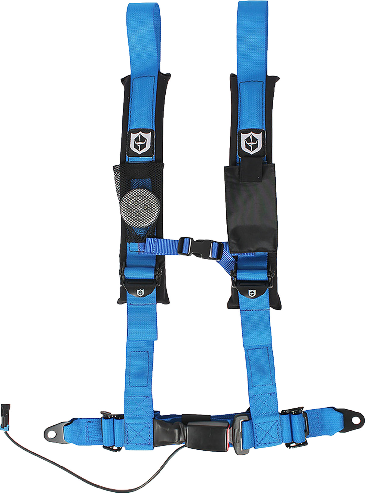 PRO ARMOR A16UH348BU Driver Side Blue Harness for ATV and UTV with Safety Features and Storage Pockets