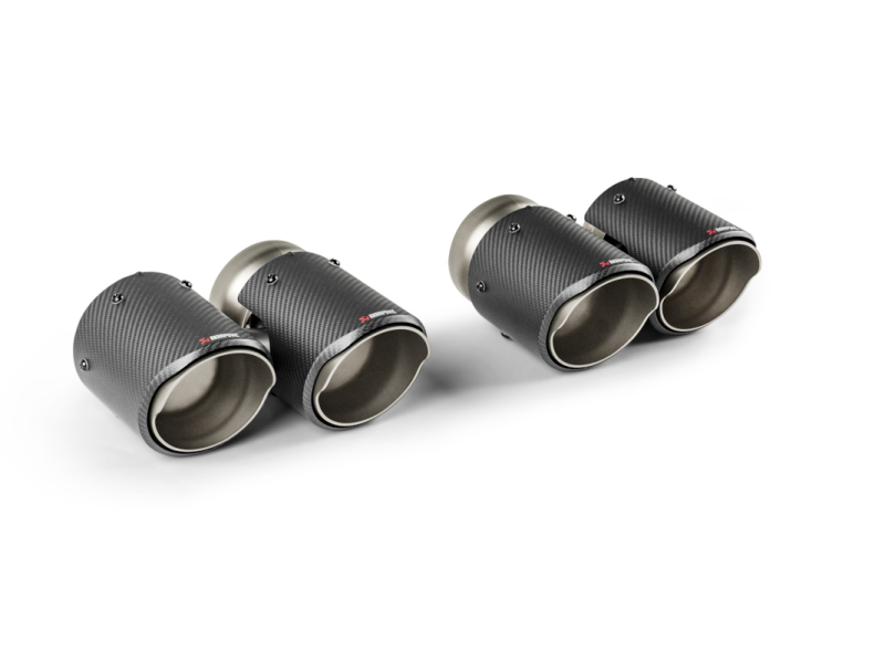 Akrapovic 2024+ BMW M5 G90/G99 Round Carbon Fiber Tail Pipe Set