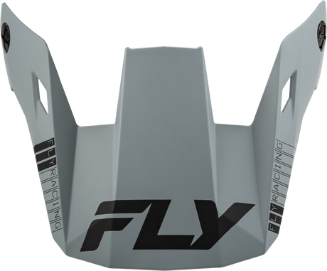 Fly Racing Rayce Helmet Visor Matte Grey XL for Off-Road and Motocross Bikes