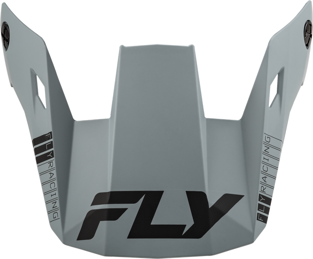 Fly Racing Rayce Helmet Visor Matte Grey XL for Off-Road and Motocross Bikes