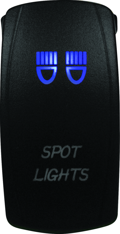 DragonFire Racing Lighted Switch Spot Light On/Off Blue - Part #521385