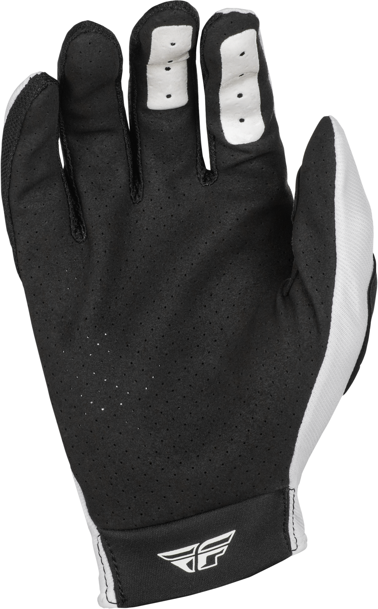 Fly Racing Lite Gloves White/Black X-Small - Offroad MX Gloves for Motocross and ATV