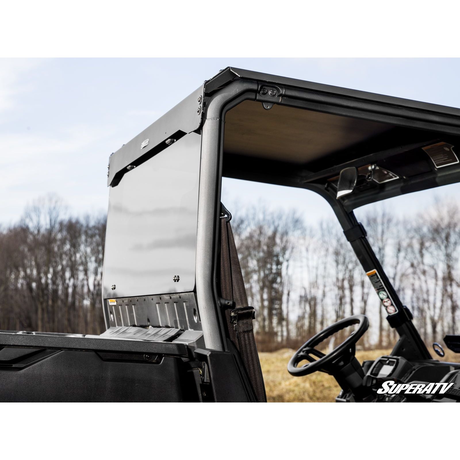 Can Am Defender Rear Glass Windshield | SuperATV