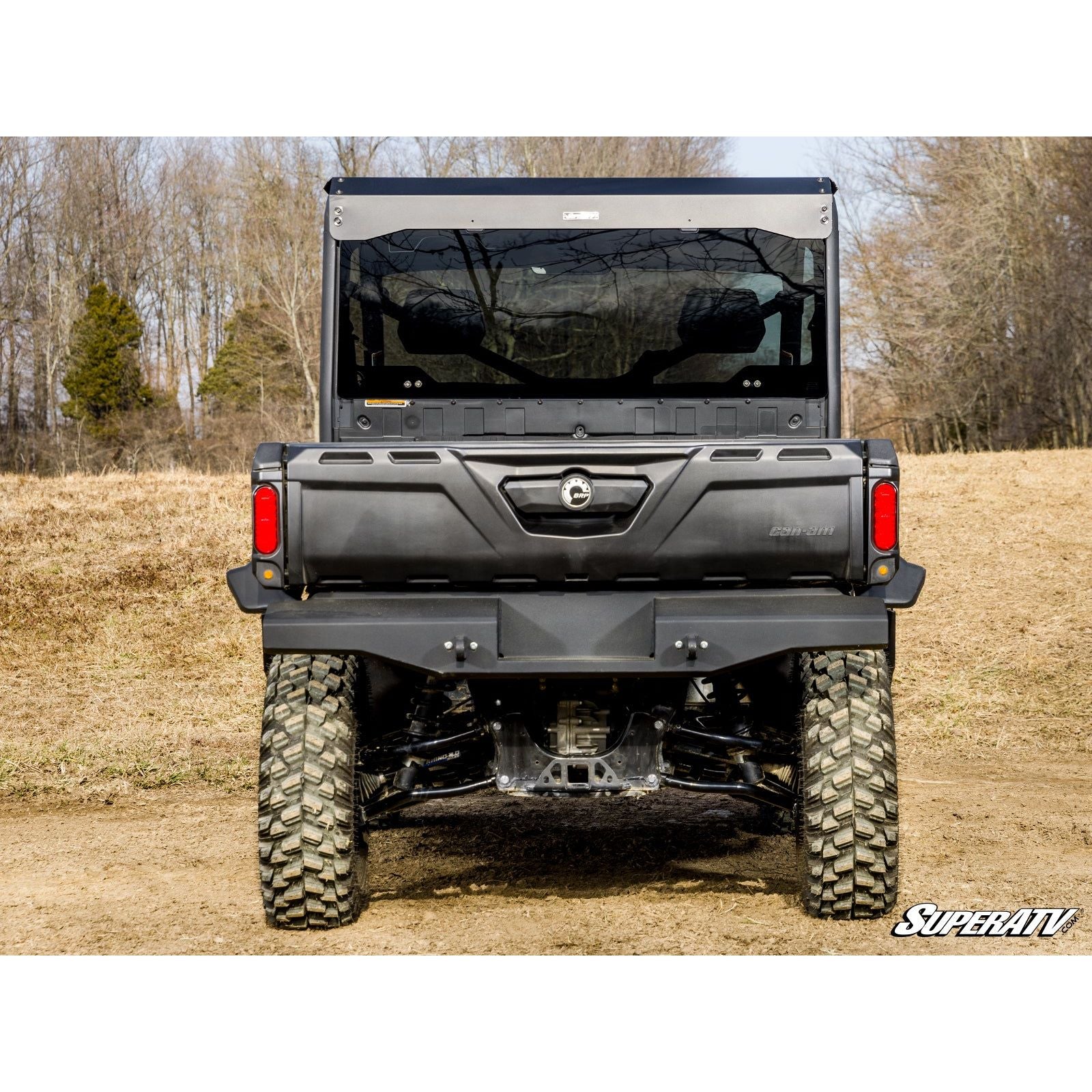 Can Am Defender Rear Glass Windshield | SuperATV