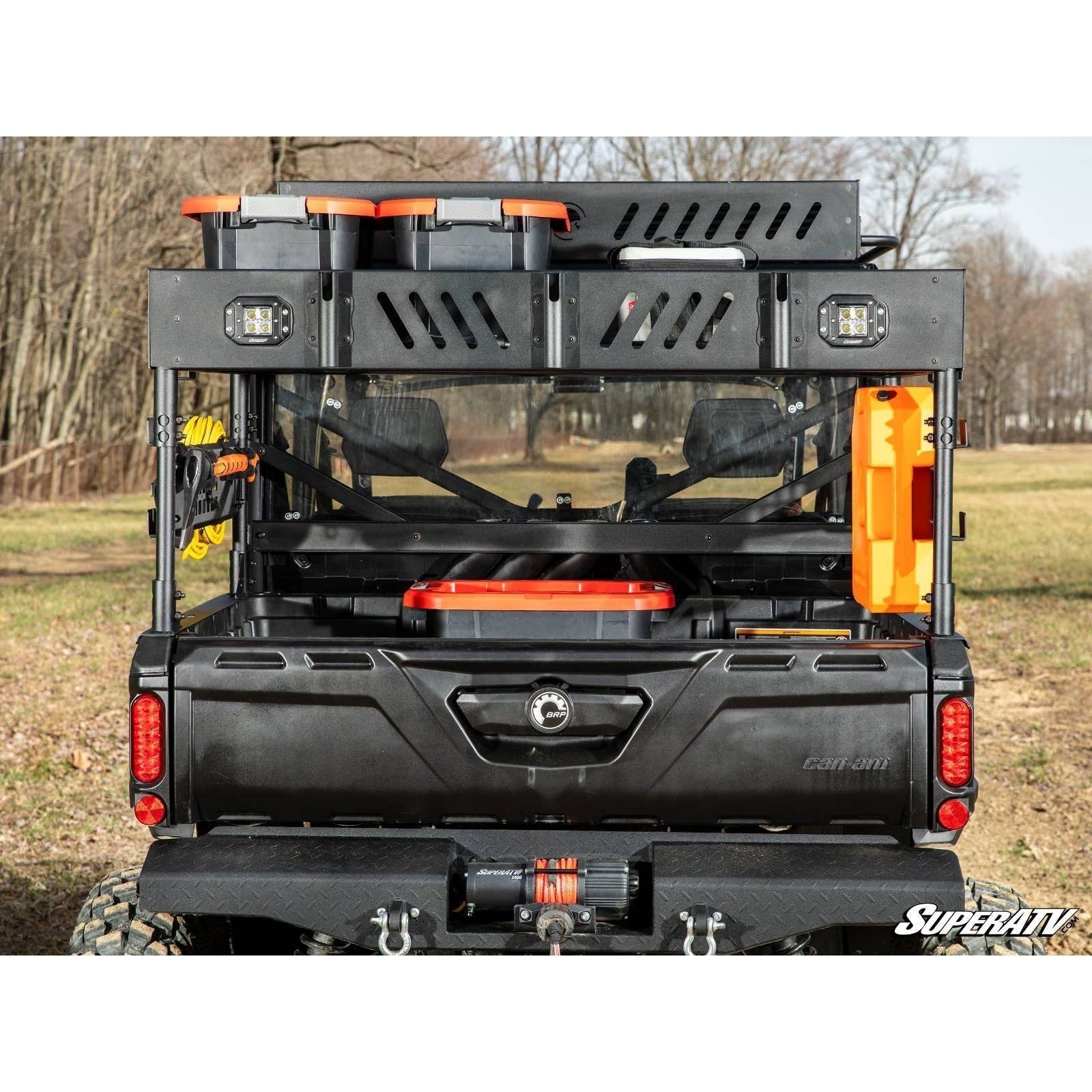 Can Am Defender MAX Outfitter Bed Rack | SuperATV