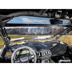 Can Am Maverick R Scratch Resistant Flip Windshield | SuperATV