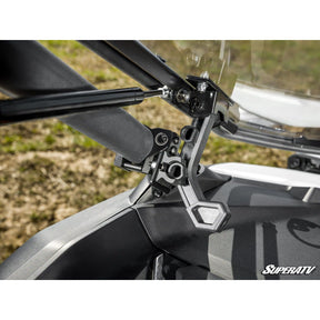 Can Am Maverick R Scratch Resistant Flip Windshield | SuperATV