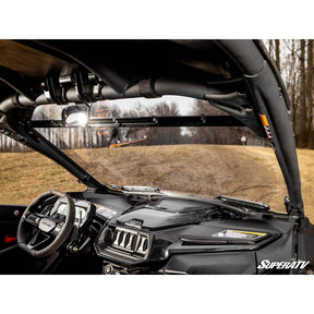 Can Am Maverick R Scratch Resistant Vented Full Windshield | SuperATV