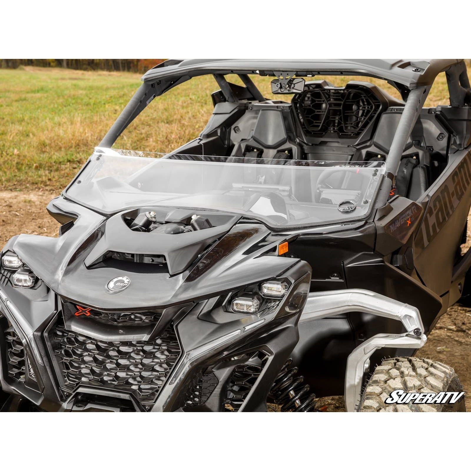 Can Am Maverick R Half Windshield | SuperATV