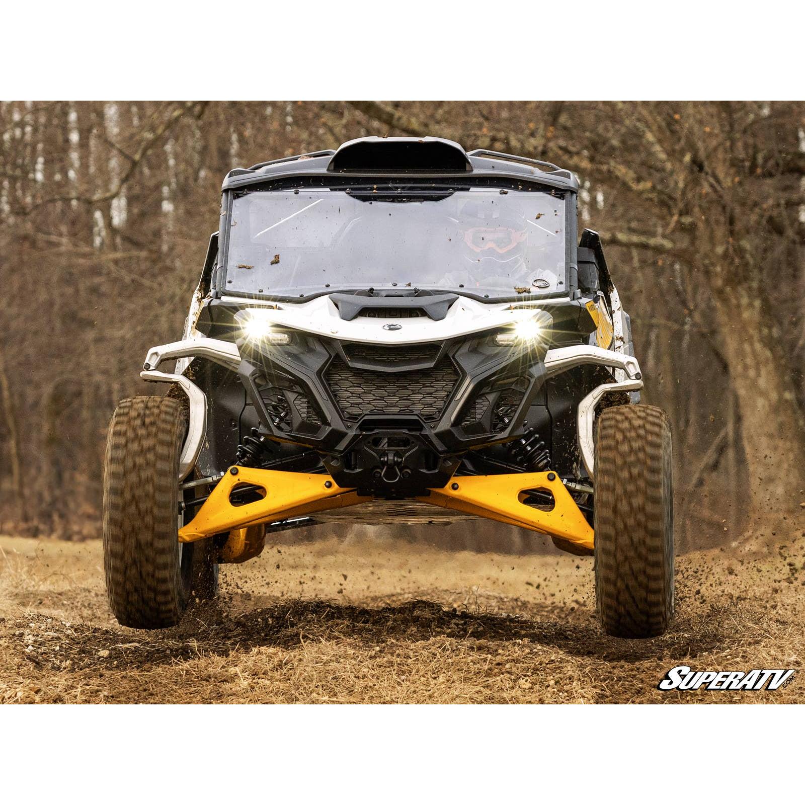 Can Am Maverick R Scratch Resistant Full Windshield | SuperATV