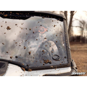 Can Am Maverick R Scratch Resistant Full Windshield | SuperATV