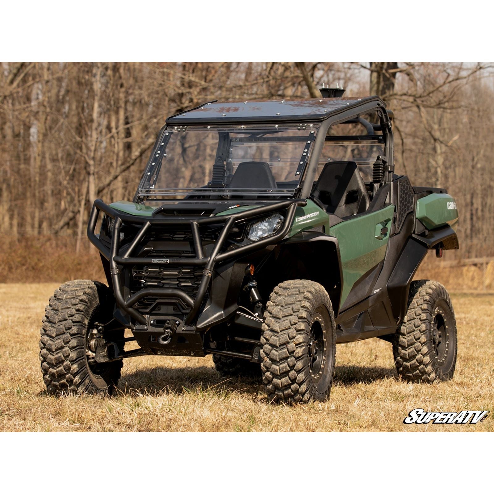 Can Am Maverick Sport Scratch Resistant Flip Windshield | SuperATV