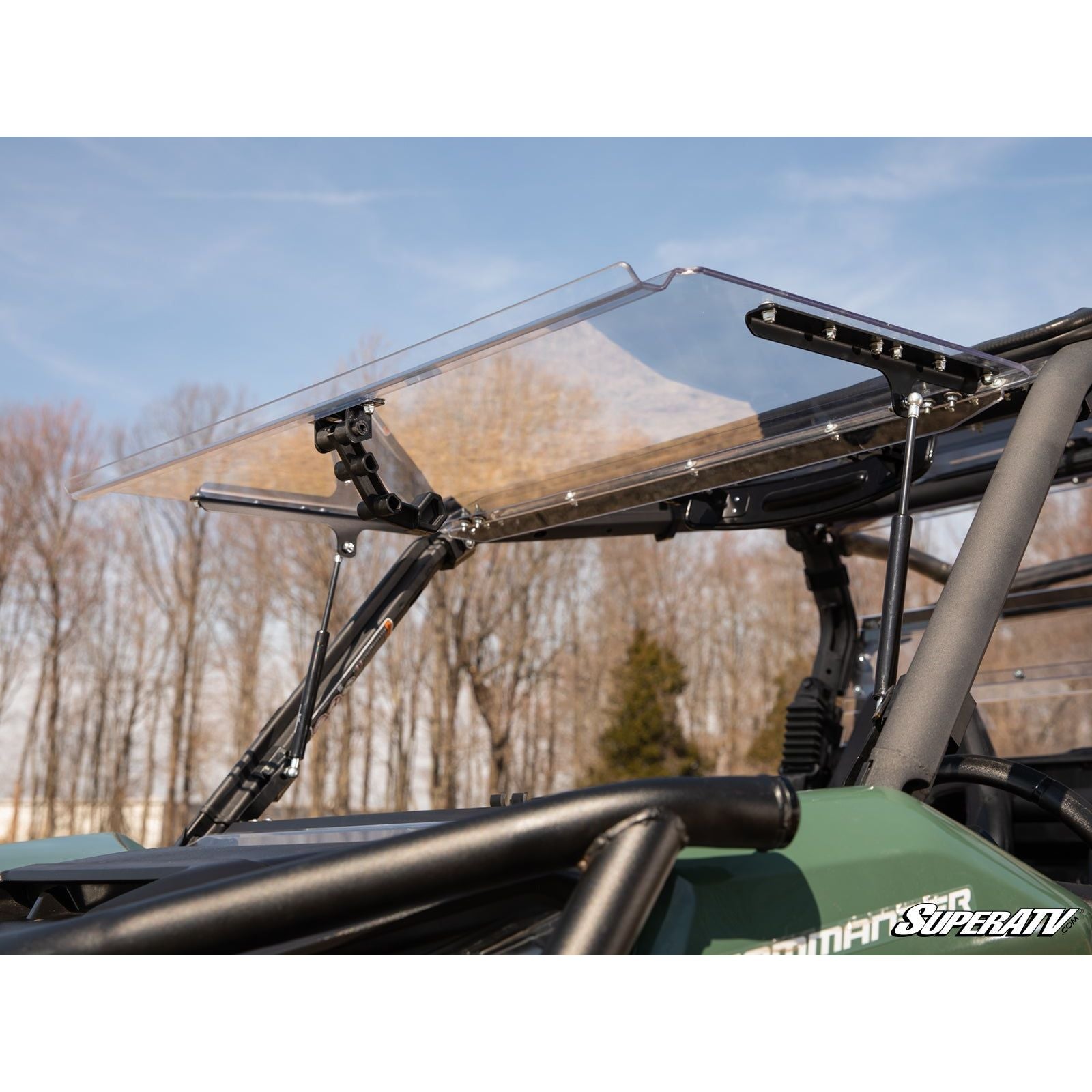 Can Am Maverick Sport Scratch Resistant Flip Windshield | SuperATV