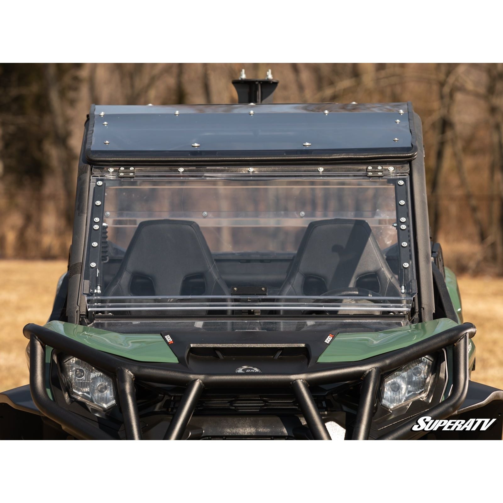 Can Am Maverick Sport Scratch Resistant Flip Windshield | SuperATV