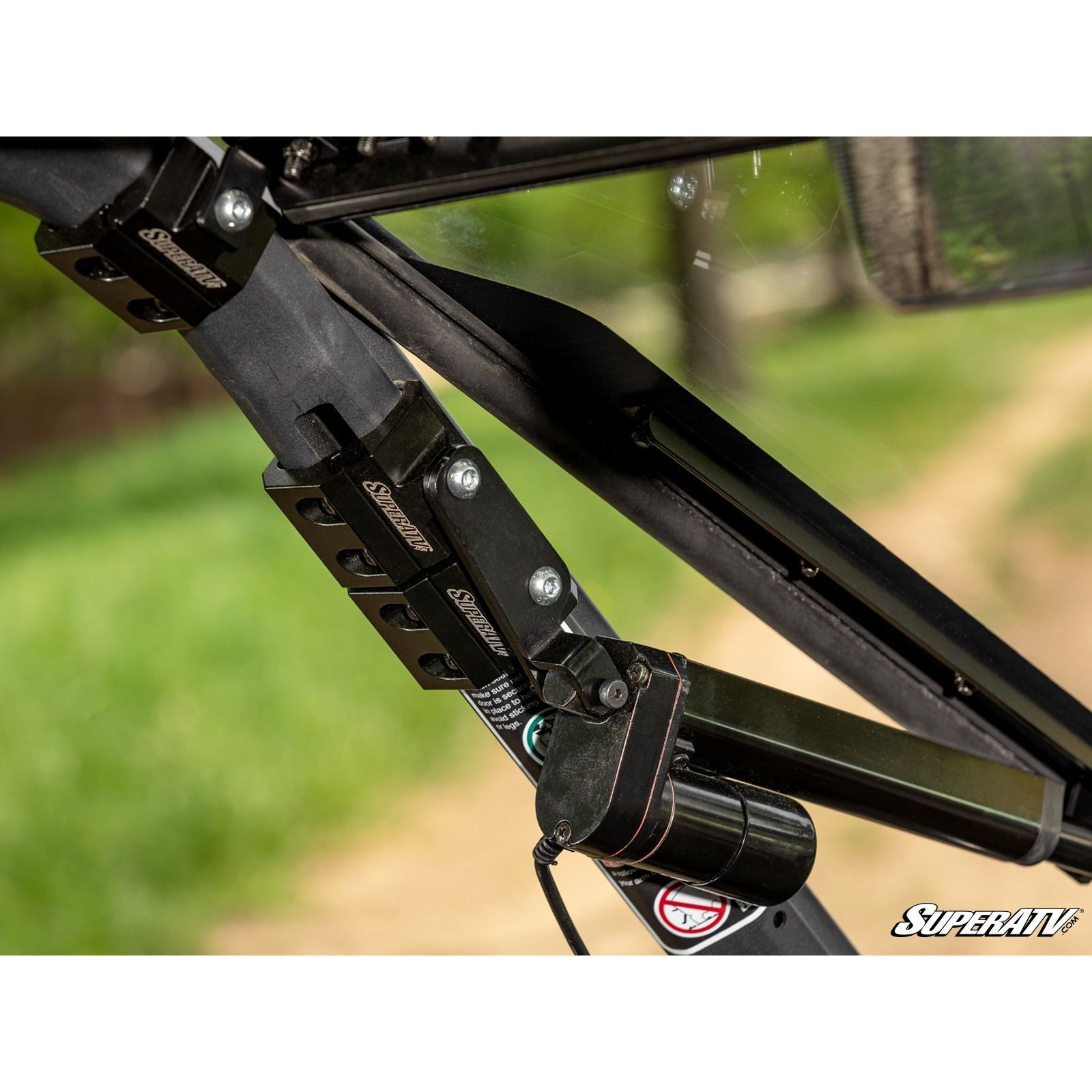 Can Am Maverick Sport MaxDrive Power Flip Windshield | SuperATV