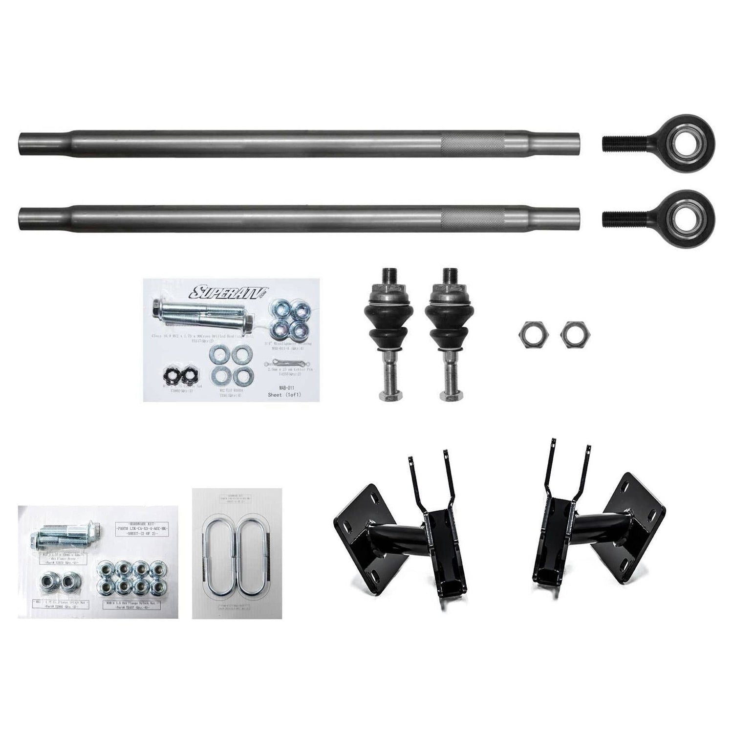 Can Am X3 Long Travel Kit Boxed A-Arms | SuperATV