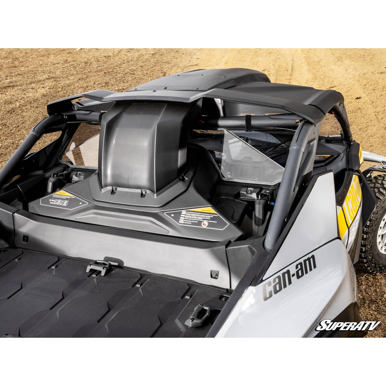 Can Am Maverick R Scratch Resistant Rear Windshield | SuperATV