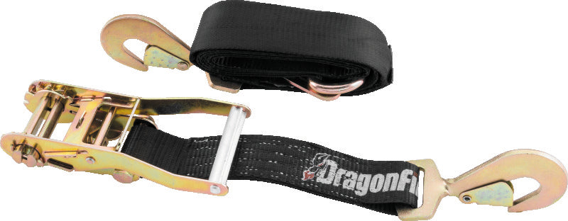 DragonFire Racing 2 Inch Heavy-Duty Ratchet Strap with 11,000 lbs Load Capacity