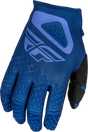 Fly Racing Kinetic Sym Gloves for Motorcycle and ATV - Ultramarine/Dark Blue, Medium