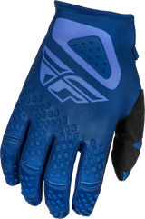 Fly Racing Kinetic Sym Gloves Ultramarine/Dark Blue for Off-Road and Motocross Vehicles