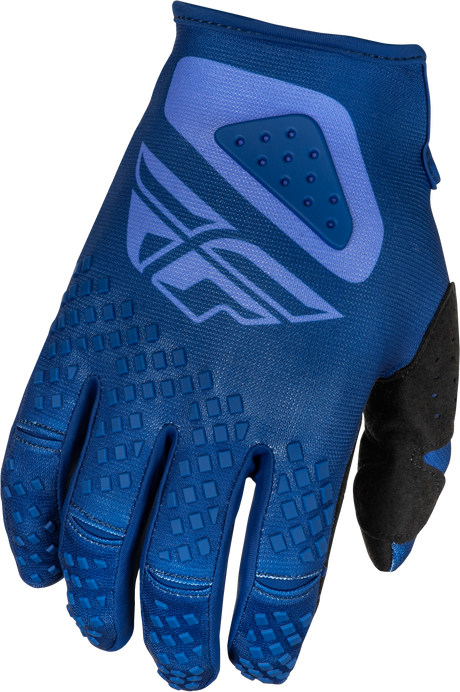 Fly Racing Kinetic Sym Gloves Ultramarine/Dark Blue for Off-Road and Motocross Vehicles