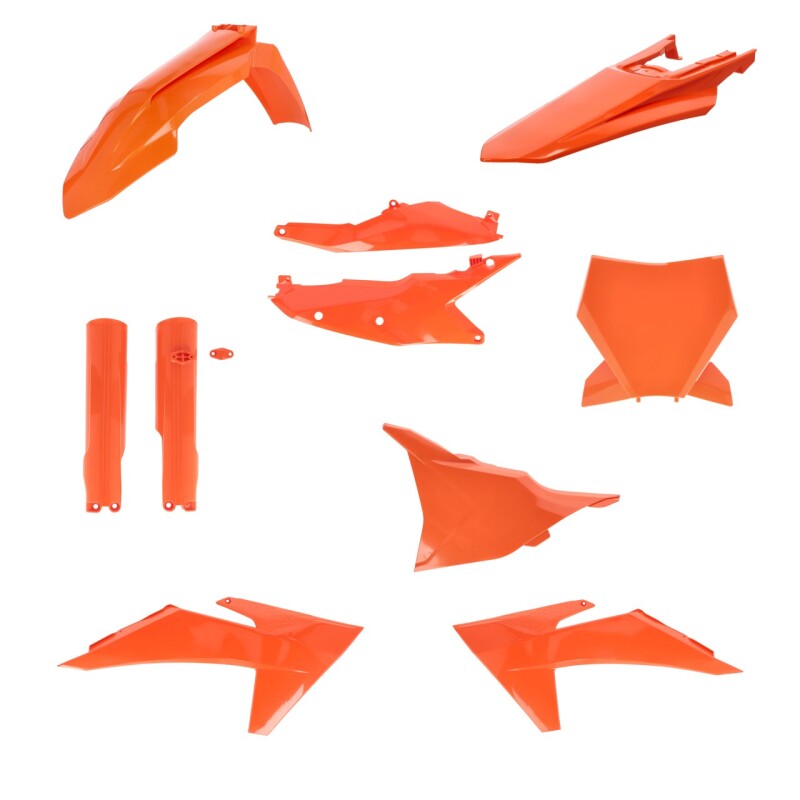 Acerbis 23-24 KTM 125-450 SX/SX-F/XC/XC-F Plastic Kit - 16 Orange for KTM Off-Road Motorcycles