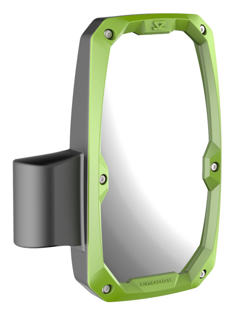 Seizmik Embark Mirror Green Trim Kit for UTVs - Versatile 360° Rotation with Impact-Resistant Housing
