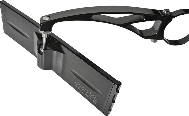 AXIA MOD9PRVMEC-BK 9-Inch Wide Panoramic Rearview Mirror with 6-Inch Arm for Trucks and SUVs