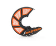 Acerbis X-Brake Vented Disc Cover for ATV and Dirt Bike - Black/16 Orange, Part #2449495229