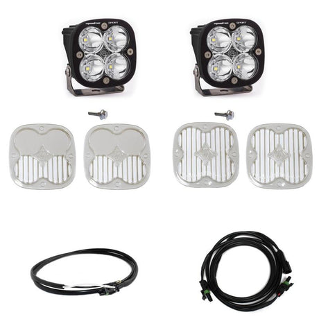 Baja Designs 2021+ Ford Bronco A-Pillar Light Kit Squadron Sport Spot with Upfitter - Enhanced Lighting Solution