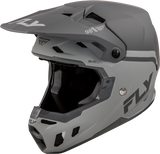 Fly Racing Formula CC Objective Helmet Matte Black/Grey Large - Motorcycle Helmet with Impact-Absorbing Technology and Advanced Ventilation