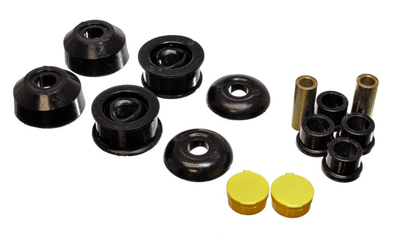 Energy Suspension 8.3120G Front and Rear Control Arm Bushing Set for Toyota Corolla, Matrix, and Scion tC (2003-2007)