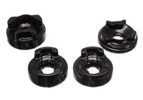 Energy Suspension 8.1101G Black Polyurethane Motor Mount Insert Set for 2003-2006 Toyota Matrix (Front and Rear Torque Positions)