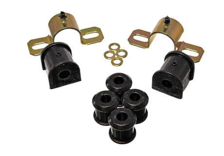 Energy Suspension Jeep 16mm Rear Sway Bar Bushing and End Link Set - Black | Compatible with 1988-1995 Jeep Wrangler
