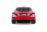 Akrapovic Evolution Line Cat Back Exhaust for 2017-2019 Alfa Romeo Giulia Quadrifoglio – Titanium