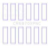 King Engine Bearings Nissan VR38DETT pMaxKote Performance Con Rod Bearing Set - Size STDX