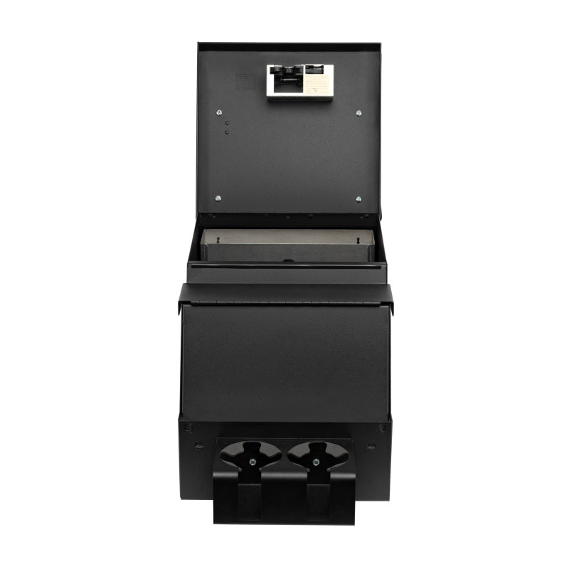 Tuffy Products 017-01 Deluxe 12.5-Inch Black Steel Security Console for Powersports Vehicles