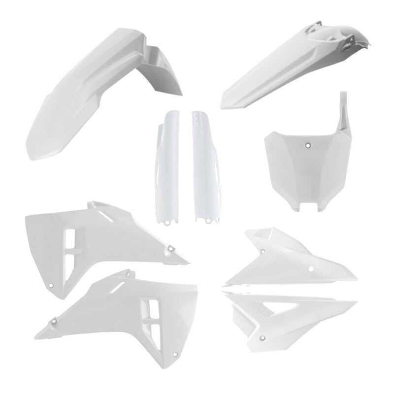 Acerbis Full Plastic Kit for Honda CRF250R and CRF450R, 2025 Model - White