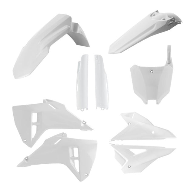 Acerbis Full Plastic Kit for Honda CRF250R and CRF450R, 2025 Model - White