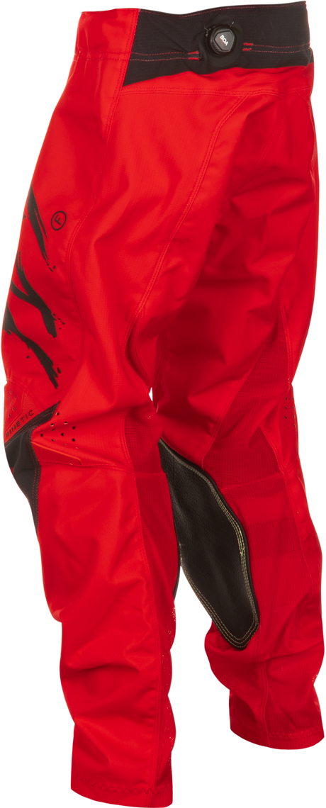 Fly Racing Youth Kinetic Stoke Offroad Pants – Red/Black, US 26, Compatible with ATV and Dirt Bike Vehicles