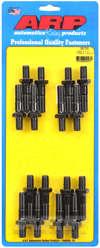 ARP Chevy and Ford Rocker Arm Stud Kit Part No. 100-7101 for Chevy Small Block and Ford V8 Engines