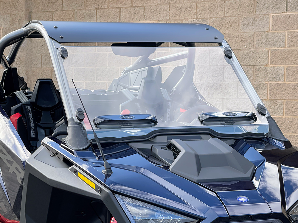 SPIKE Front Vented Windshield for Polaris RZR Pro R (2023-2024) - Fits 4-Seater Models with Adjustable Venting