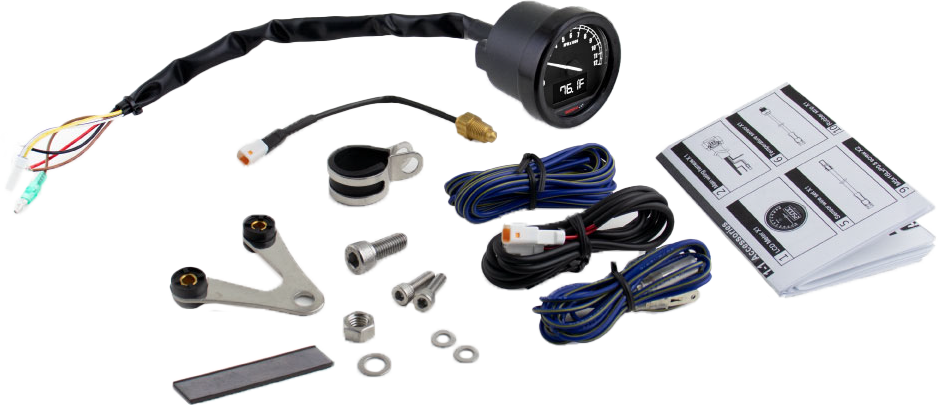 KOSO BA086101 Tnt 05r D48 Tachometer with Vehicle Fitment for Select Motorcycles