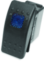 DragonFire Racing Lighted On/Off Rocker Switch with Blue LED Backlight - Part #520981