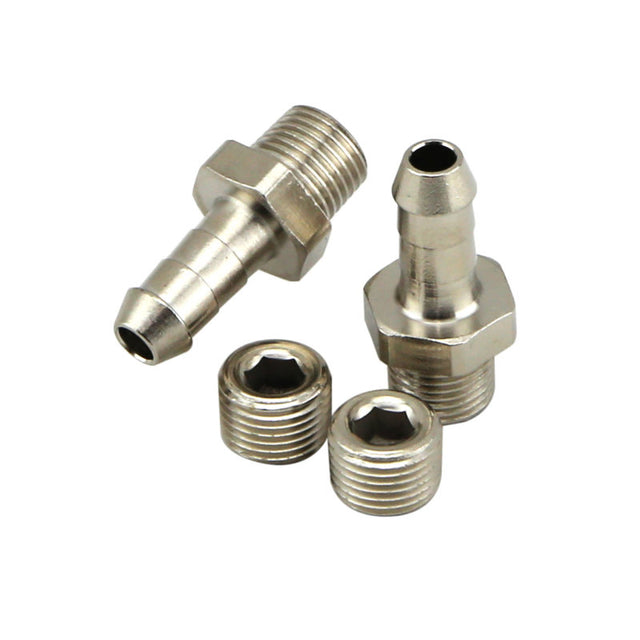 Turbosmart 1/8 inch NPT to 6mm Hose Tail Fittings and Blanks – Durable Automotive Plumbing Solutions